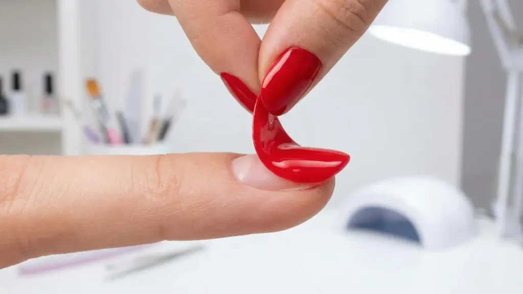 Why gel polish peels off the natural nail.