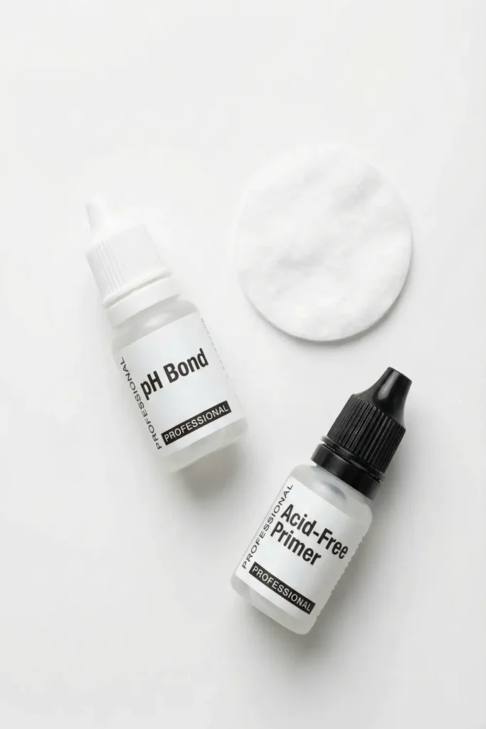 Nail dehydrator and primer for gel polish.