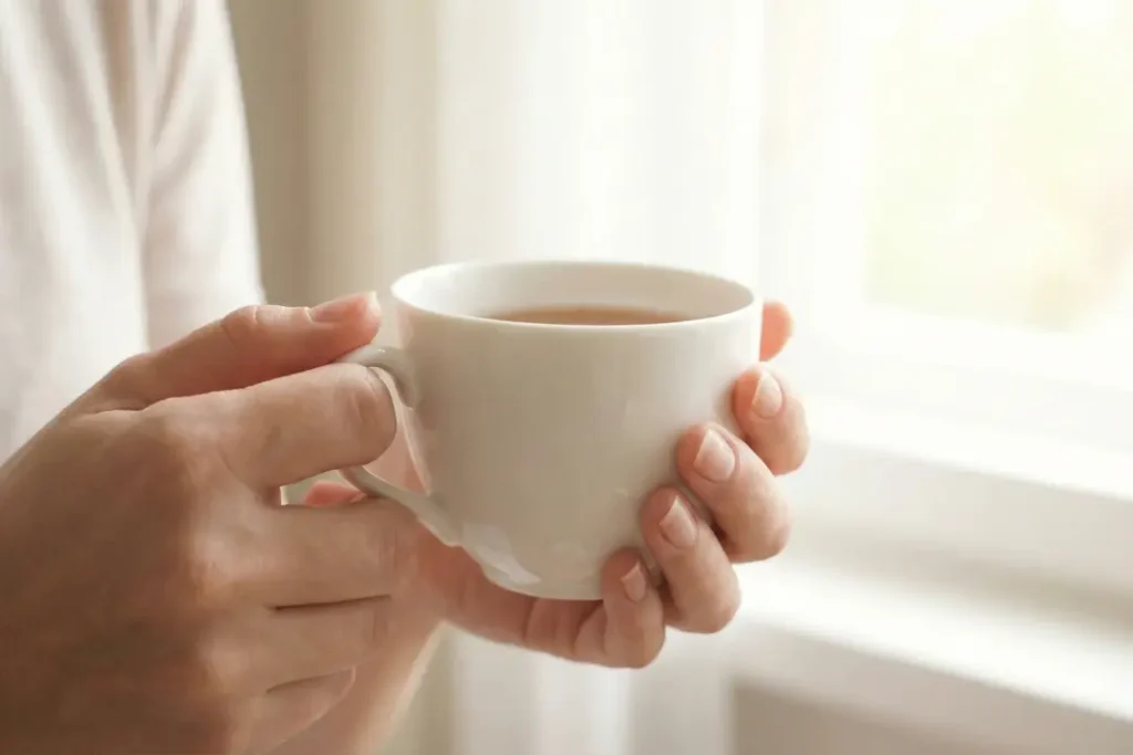 Healthy natural nails after safe gel removal.